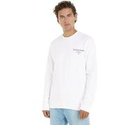 Tommy Jeans Men's Tjm Reg Entry Graphic Crew Sweatshirts, White, M