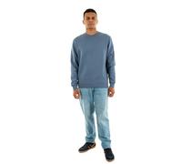 TOMMY JEANS Mens Tjm Reg Flag Crew Dm0dm20741 Pullover Sweatshirt, Grey (Blue Moment), XL UK