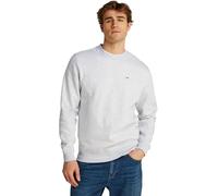Tommy Jeans Mens Tjm Reg Flag Crew Dm0dm20741 Pullover Sweatshirt, Grey (Silver Grey Heather), XL UK