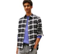 Tommy Jeans Men's TJM Reg Flannel Check Shirt Ext Dm0dm22024 L/S Shirt (Pack of 1)