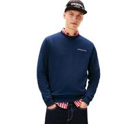 Tommy Jeans Men's TJM REG LINEAR CREW EXT DM0DM20249 Pullover Sweatshirt, BLUE (Dark Night Navy), S