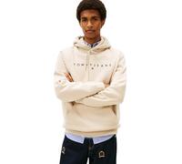 Tommy Jeans Men's TJM REG LINEAR LOGO HOODIE EXT DM0DM20746 Pullover Hoodie, BEIGE (Gulf Sand), M