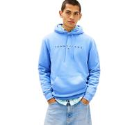 Tommy Jeans Men's TJM REG LINEAR LOGO HOODIE EXT DM0DM20746 Pullover Hoodie, BLUE (Light Horizon Blue), XXL