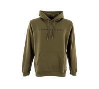 Tommy Jeans Men's TJM REG LINEAR LOGO HOODIE EXT DM0DM20746 Pullover Hoodie, GREEN (Dark Greenery), XL