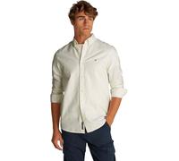 Tommy Jeans Mens TJM Reg Oxford Ext Dm0dm21298 L/S Shirt, White (Ecru), M UK