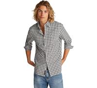 Tommy Jeans Mens TJM Reg Poplin Check Dm0dm20885 L/S Shirt, Black (Black Small Check), XL UK