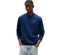 Tommy Jeans Men's Tjm Reg S Flag Fleece Crew Dm0dm20741c1g003 Pullover Sweatshirt, Blue (Dark Night Navy), M