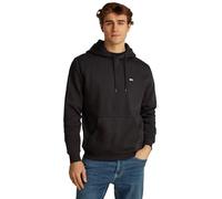 Tommy Jeans Men's Tjm Reg S Flag Fleece Hoodie Dm0dm20742bds005 Zip Through Hoodie, Black (Black), XL