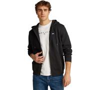Tommy Jeans Men's Tjm Reg S Flag Zip Thru Dm0dm20743bds003 Zip Through Hoodie, Black (Black), M
