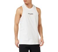 Tommy Jeans Men's Tjm Reg Tj Flag Tank Top Ext Tank Tops, White, 4XL Plus Tall