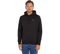 Tommy Jeans Men's Tjm Regular Fleece Hoodie Dm0dm09593 Hoodies, Black, XXS