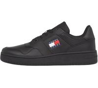 Tommy Jeans Mens Tjm Retro Basket Em0em01395 Cupsole Sneaker, Black, 10.5 UK