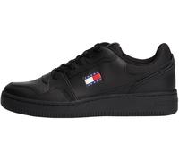 Tommy Jeans Men's TJM Retro Basket Em0Em01610 Low Top, Black (Black), 10.5 UK