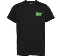 Tommy Jeans Men's TJM Slim Bubble Print Ss Tee Ext Dm0Dm21863 S/S T-Shirt, Black (Black), S