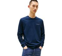 Tommy Jeans Men's TJM Slim Chest Linear Ls Tee Ext Dm0Dm21594 L/S T-Shirt, Blue (Dark Night Navy), XL