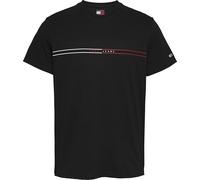 TOMMY JEANS Men's TJM Slim Entry Graphic Tee Ext Dm0Dm20779 S/S T-Shirt, Black (Black), S