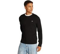 TOMMY JEANS Mens TJM Slim Essential Light Dm0dm18895 Pullover Sweater, Black, XXL UK