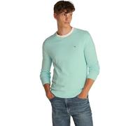 TOMMY JEANS Mens TJM Slim Essential Light Dm0dm18895 Pullover Sweater, Green (Spring Mint), 6XL Plus UK