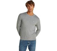 TOMMY JEANS Mens TJM Slim Essential Light Dm0dm18895 Pullover Sweater, Grey, XXL UK