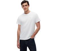 Tommy Jeans Men's Tjm Slim Jersey C Neck Ext Dm0dm09598 S/S Knit Tops, White (White), S
