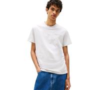 Tommy Jeans Men's TJM Slim Linear Chest Tee Ext Dm0Dm18555 S/S T-Shirt, Grey (Lt Grey HTR), M