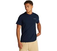 Tommy Jeans Men's TJM Slim Linear Chest Tee Ext Dm0Dm21188 S/S T-Shirt, Blue (Dark Night Navy), XXL