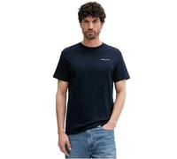 Tommy Jeans Mens TJM Slim Linear Chest Tee Ext Dm0dm21780 S/S T-Shirt, Blue (Dark Night Navy), L UK
