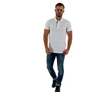 Tommy Jeans Men's Tjm Slim Placket Polo Dm0dm15370 S/S Polos, White, XXL