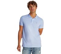 Tommy Jeans Men's TJM Slim Placket Polo Ext Dm0Dm20676 S/S, Blue (Sweet Blue), S