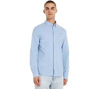 Tommy Jeans Men's Tjm Slim Stretch Oxford Shirt Dm0dm09594 T-Shirt, Perfume Blue, 3XL
