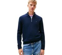 Tommy Jeans Mens TJM SLM Light ¼ SWTR Ext Dm0dm21654 Half Zip Sweater, Blue (Dark Night Navy), M UK