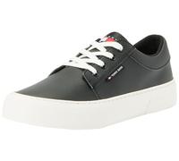 Tommy Jeans Men's Tjm Vulc. Skate Derby Ess Em0em01400 Vulcanized Sneaker, Black, 9 UK