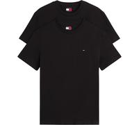 Tommy Jeans Mens TJM Xslim 2pack Jersey Tee Ext Dm0dm15381 S/S T-Shirt, Multi (Black/Black), M UK