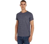 Tommy Jeans Men's Tjm Xslim Jaspe C Neck Ext Dm0dm09586 S/S Knit Tops, Twilight Navy, S