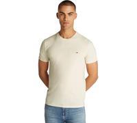 Tommy Jeans Men's TJM XSLIM Jaspe HTR TEE EXT DM0DM20363 S/S T-Shirt, Beige (Newsprint Heather), XS