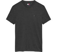 Tommy Jeans Men's TJM XSLIM Jaspe HTR TEE EXT DM0DM20363 S/S T-Shirt, Black (Black HTR), XL