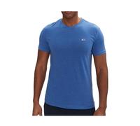 Tommy Jeans Men's TJM XSLIM Jaspe HTR TEE EXT DM0DM20363 S/S T-Shirt, Blue (Soft Sapphire HTR), XXL