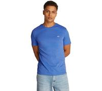 Tommy Jeans Men's TJM XSLIM Jaspe HTR TEE EXT DM0DM20363 S/S T-Shirt, Blue (Tempo Blue HTR), XL