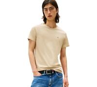 Tommy Jeans Mens TJM Xslim Jersey Tee Dm0dm04411 S/S T-Shirt, Khaki (Silt), XXL UK