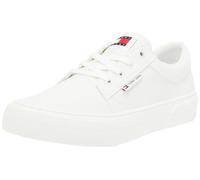 Tommy Jeans Men's Vulcanised Skater Derby Shoes, White (Ecru), 10,5