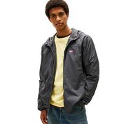 Tommy Jeans Men's TJM FLEECE CHICAGO JACKET EXT DM0DM22291 Windbreaker Jacket, GREY (Washed Black), L
