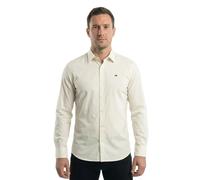 Tommy Jeans Original Stretch Slim Fit Long Sleeve Shirt White 2XL Men