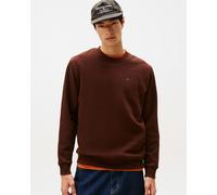 Tommy Jeans Reg Flag Fleece Crew Sweatshirt Burgundy - S