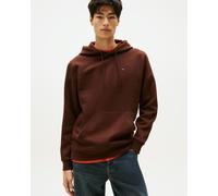 Tommy Jeans Reg Flag Fleece Hoodie Reddish Brown - M