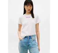 Tommy Jeans Regular Essential Logo2 Short Sleeve T-Shirt White Women - S