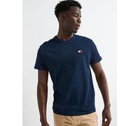 Tommy Jeans Regular Fit Left Chest Badge T-Shirt, Navy, Size Xl, Men Navy