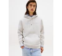 Tommy Jeans Men’s Linear Logo Hoodie, Grey (Lt Grey Htr Multi), L