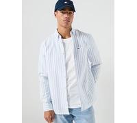 Tommy Jeans Men's TJM Reg Oxford Shirt Ext DM0DM22790 L/S, Blue (Blue Twilight Stripe), XL