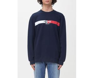TOMMY JEANS Relaxed Cotton Sweatshirt with Logo - Size: L - male
