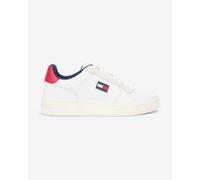 Tommy Jeans Retro Basket Shoes White Beige Red - 45